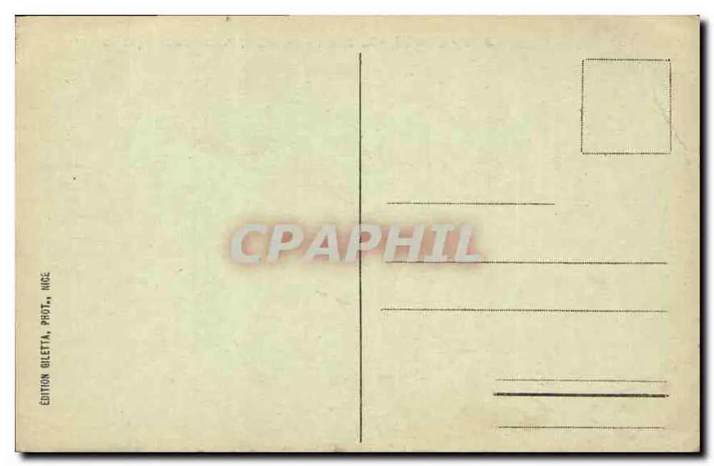 Cannes - Ile Sainte Marguerite, Gefängnis des Masque de Fer — Édition Gletta, Nice, n° 427 - Rückseite