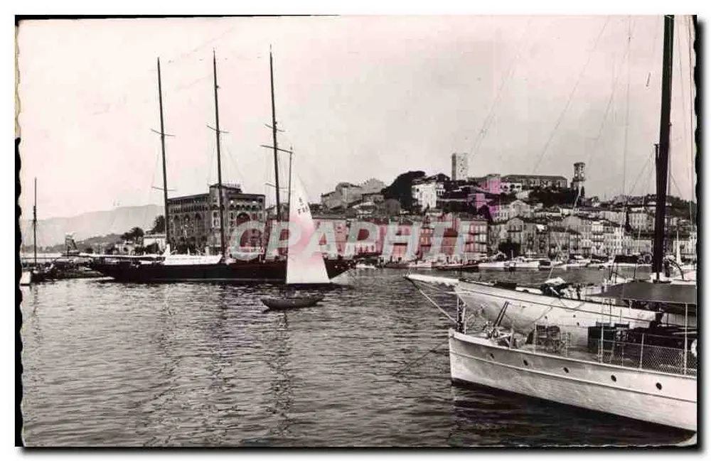 Cannes - Der Hafen und der Mont Chevalier — Verlag Glazier, Nr. 1284 - Vorderseite