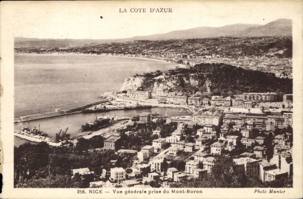 Nice — Allgemeiner Blick vom Mont-Boron — Foto Munier, Nr. 256 - Vorderseite