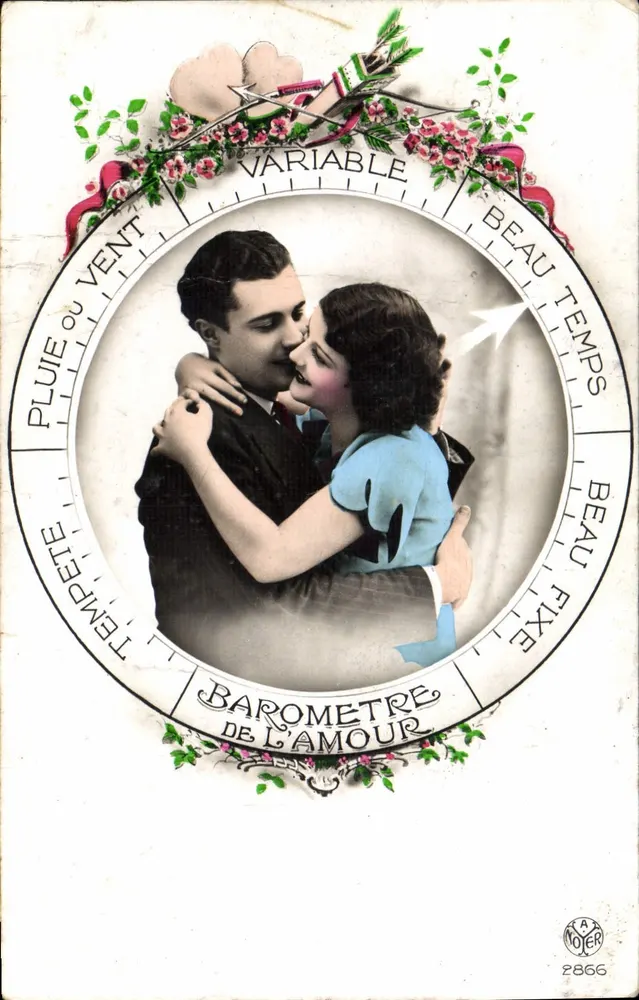 Barômetro do Amor — editor A. Moer, n° 2866 - Frente