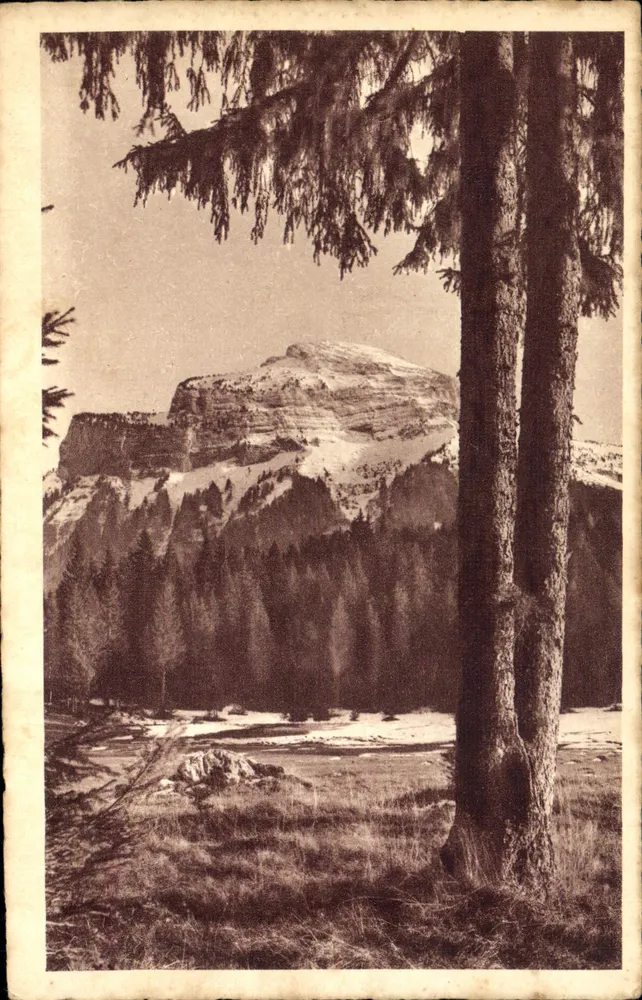 Col de Porte — Ansicht des Col de Porte — BRAUN & Cie, Impr.-Édit. Mulhouse-Dornach - Vorderseite