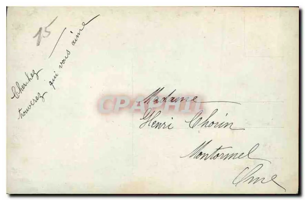 Scène religieuse — Jésus-Christ crucifié et Marie-Madeleine — sans éditeur ni numéro visible - Verso