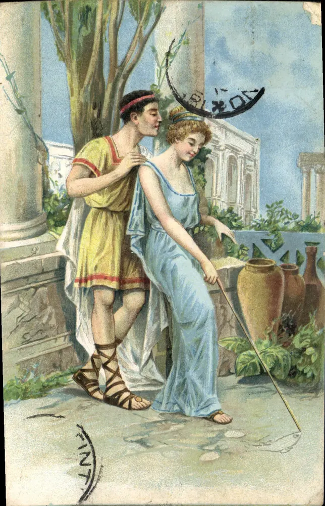 Vininicus erklärt seine Liebe zu Licie — C.E.M. — n°3711 - Vorderseite