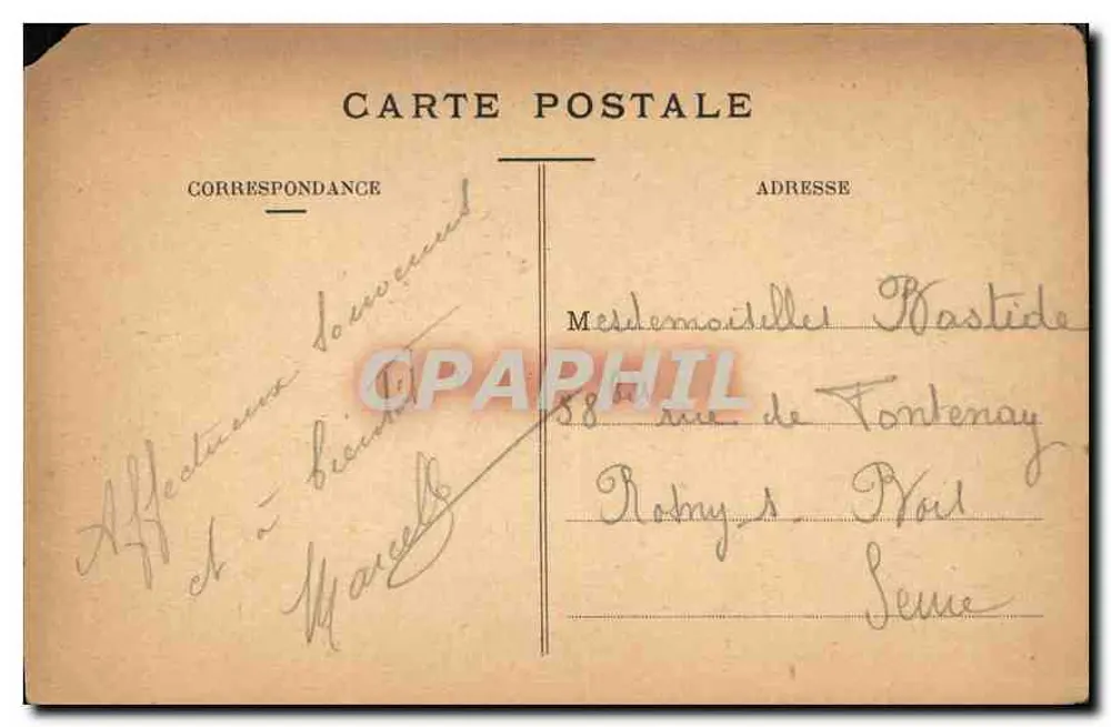 L'ÉPAVE — Cena de resgate no mar — Pasquier - Verso