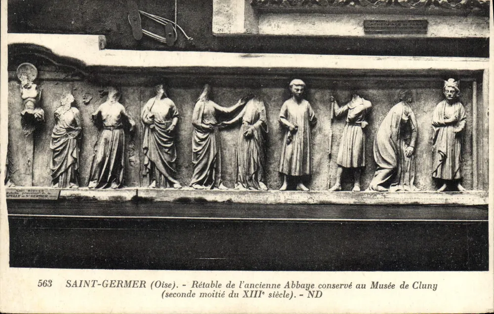 Saint-Germer (Oise) — Retabel der alten Abtei, im Musée de Cluny bewahrt — zweite Hälfte des 13. Jahrhunderts - Vorderseite