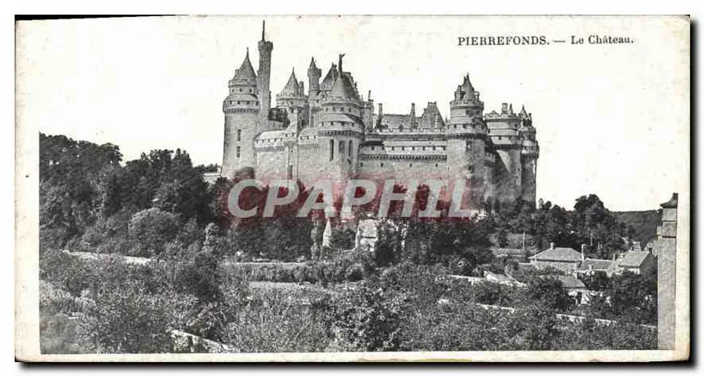 Pierrefonds — O Castelo. - Frente