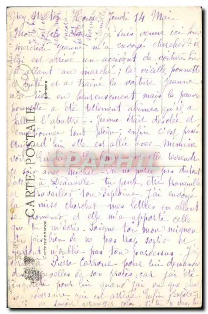 Senlis — Ehemalige Residenz von Sully — Hotel des Trois-Pots — Edit. J.B. n°16 - Rückseite