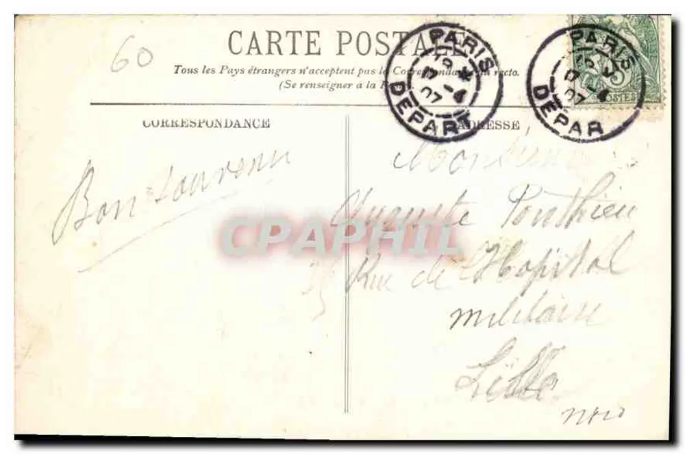 Castelo de Chantilly — Le Châtelet — LL. - Verso