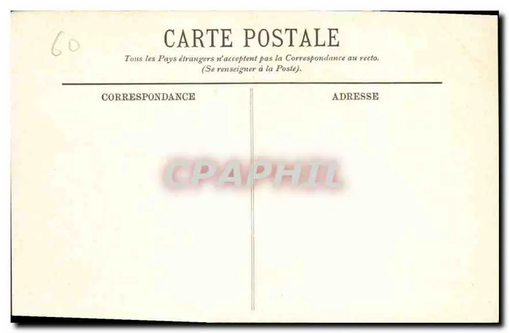 Compiègne - Cemitério de São João - Monumento de Duvaucel - Verso
