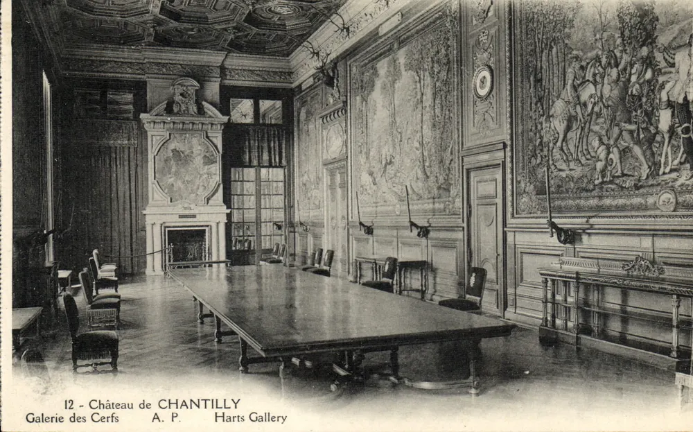Château de Chantilly — Galerie der Rehe — A. P. - Vorderseite