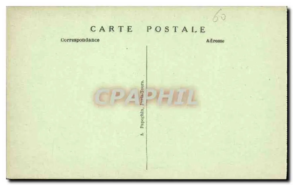 Château de Chantilly — Galerie der Rehe — A. P. - Rückseite