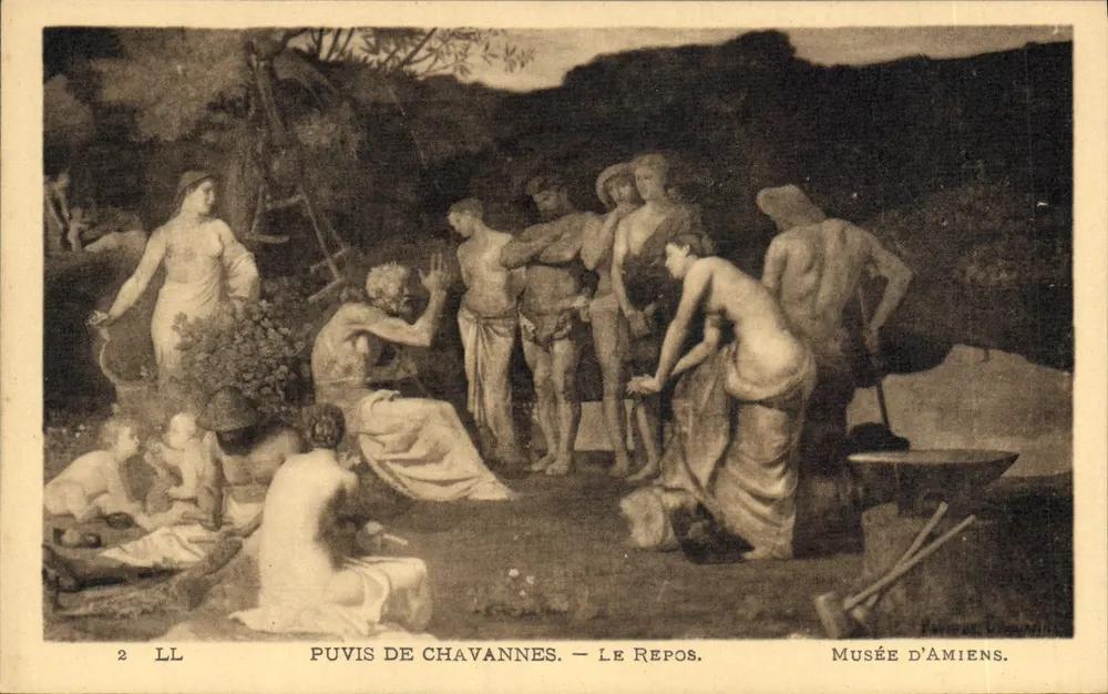 Puvuis de Chavannes — O Repouso — Museu de Amiens - Frente