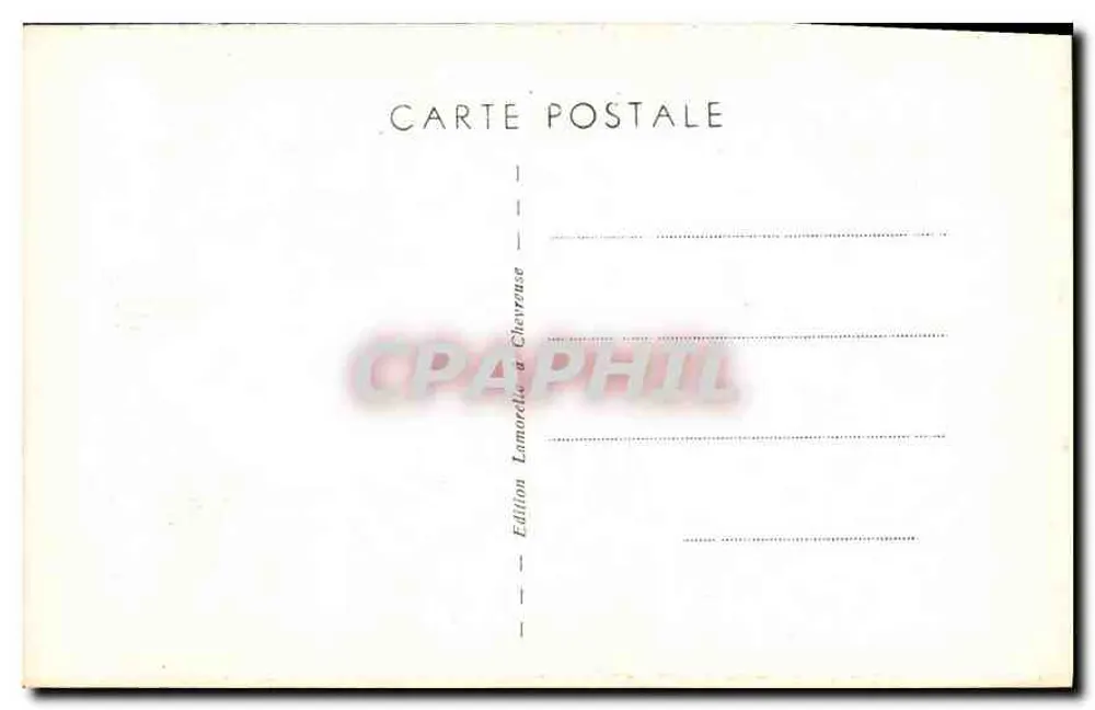 Porträt von Pascal — Abbaye de Port-Royal-des-Champs (S.-et-O.) — Edition Lamorelle à Chevreuse - Rückseite