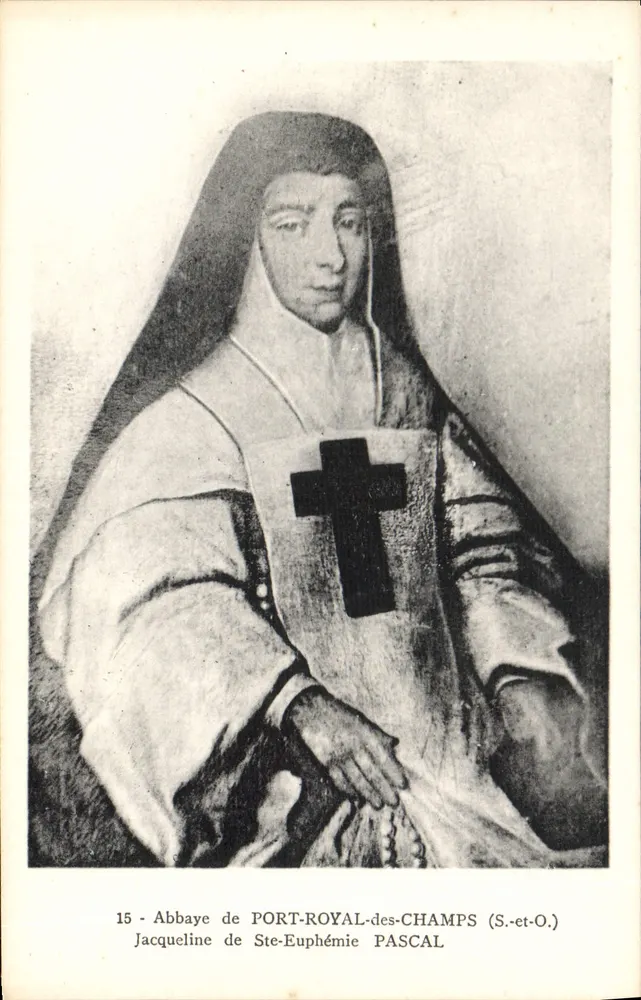 Abtei Port-Royal-des-Champs (S.-et-O.) — Jacqueline de Ste-Euphémie Pascal — Edition Lamoure & Chevreur - Vorderseite