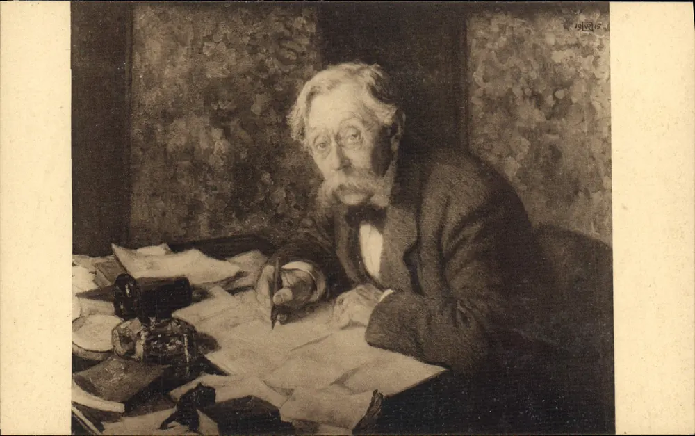 Porträt von Émile Verhaeren — Sonderausgabe des Comptoir de la Photographie Moderne — Van Ruysselbergh, n°236 - Vorderseite