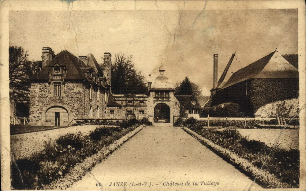 Janze (Loire-Atlantique) — Château de la Tullaye — éditeur inconnu, n° 60 - Frente