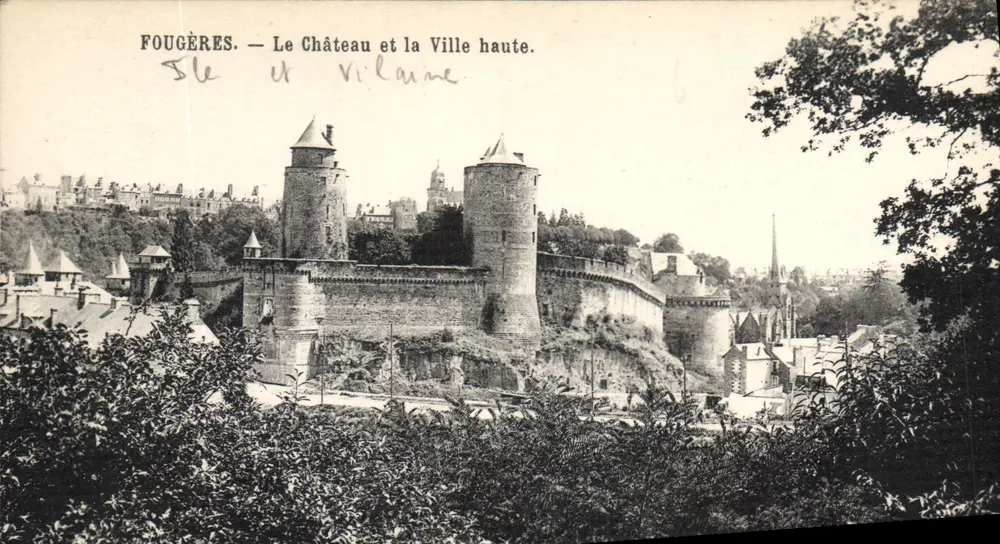 Fougères — Das Schloss und die Oberstadt — Verlag: Vitré, Nr. 203 - Vorderseite