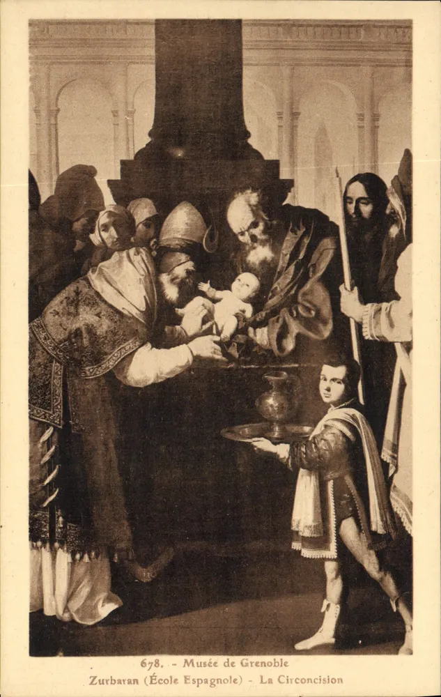 A Circuncisão — Zurburan (Escola Espanhola) — Museu de Grenoble - Frente