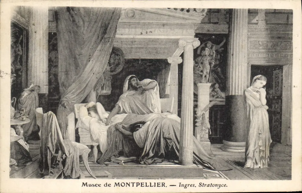 Museu de Montpellier — Ingres. Stratonice. - Frente