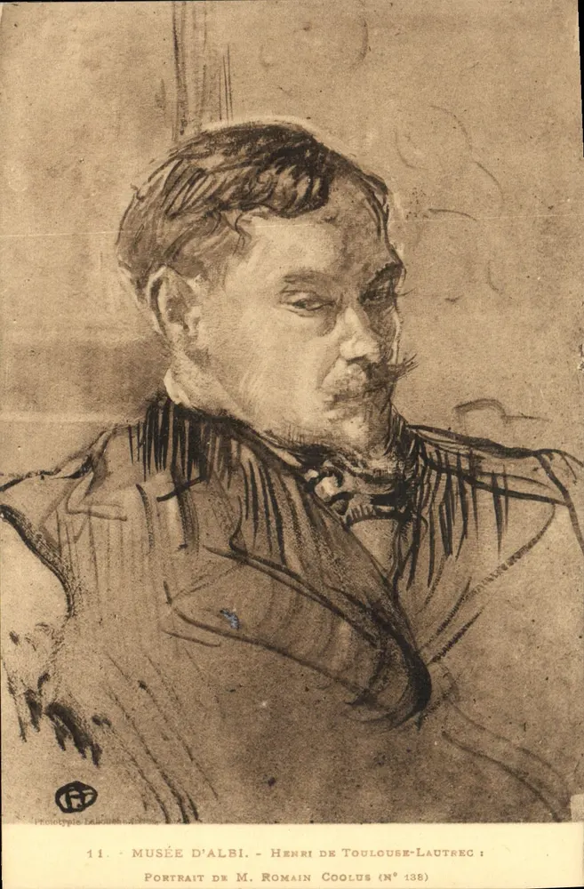 Porträt von Herrn Romain Coolus — Henri de Toulouse-Lautrec — Musée d'Albi, N° 138 - Vorderseite