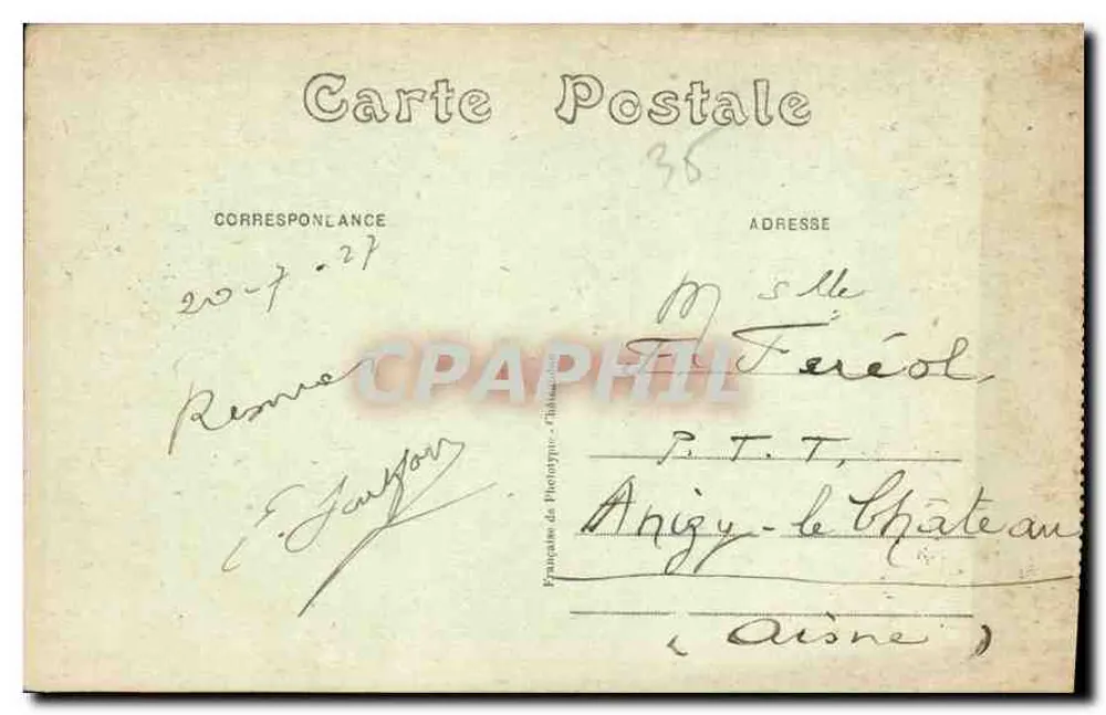 Rennes - A Catedral — editor Mary-Roussel, n°6 - Verso