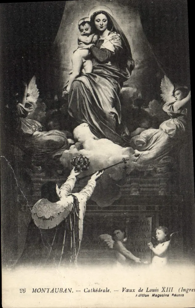 Montauban — Kathedrale — Gelübde von Ludwig XIII. (Ingres) — Edition Magasins Réunis - Vorderseite