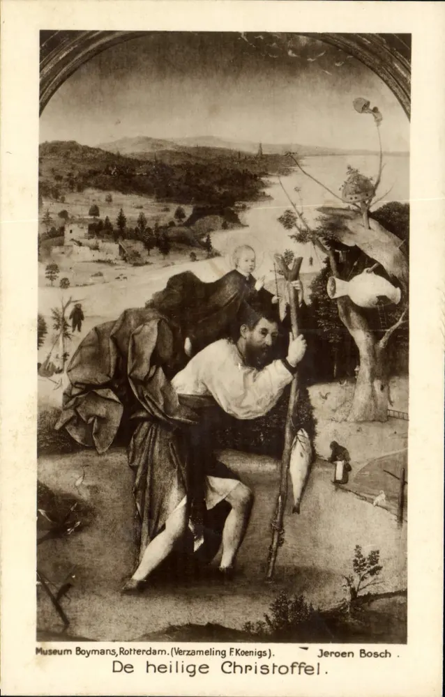 Saint Christoffel — Jeroen Bosch — Museum Boymans, Rotterdam - Vorderseite