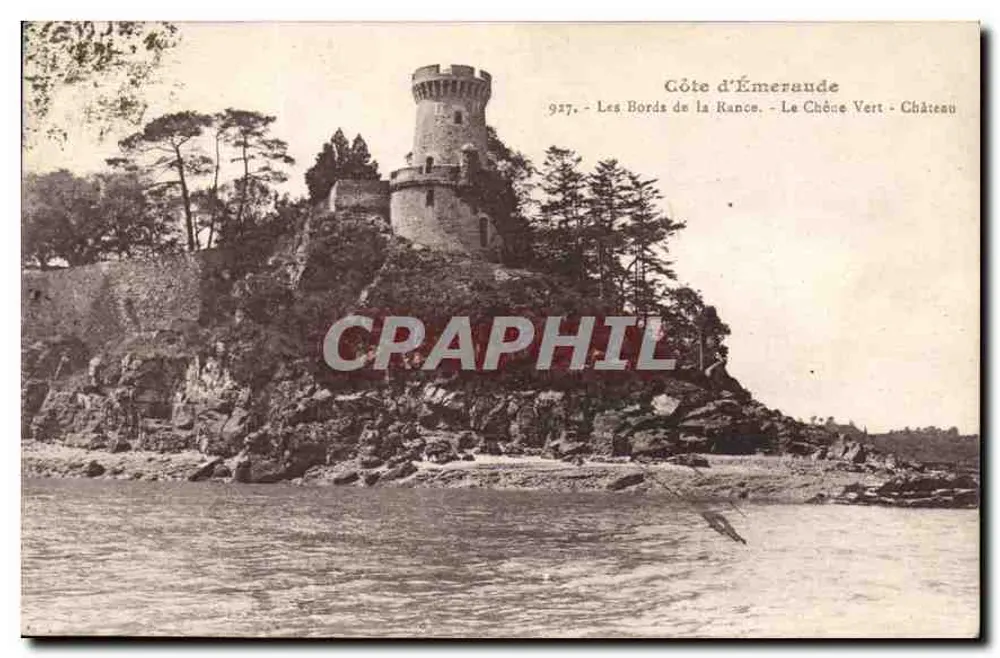 Küste der Smaragden — Die Ufer der Rance — Der Grünbaum — Schloss — Nr. 957 - Vorderseite