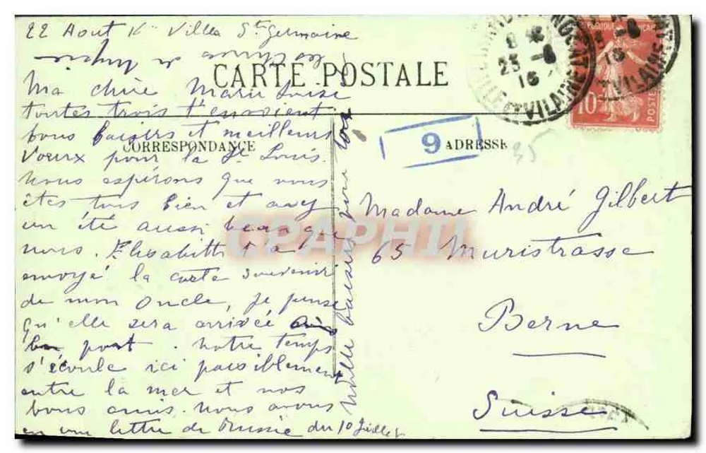 Dinard — Um Canto da Vicomtade — L. 77 - Verso