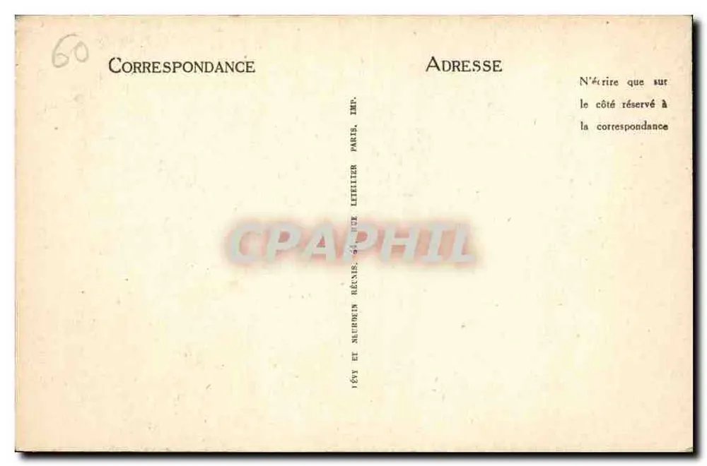 Compiègne — A Igreja de Santo Antônio — ND - Verso