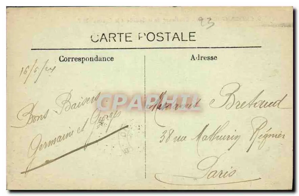 CROZANT (Creuse) - Confluent de la Sédelle à la Creuse - M.F. - Rückseite