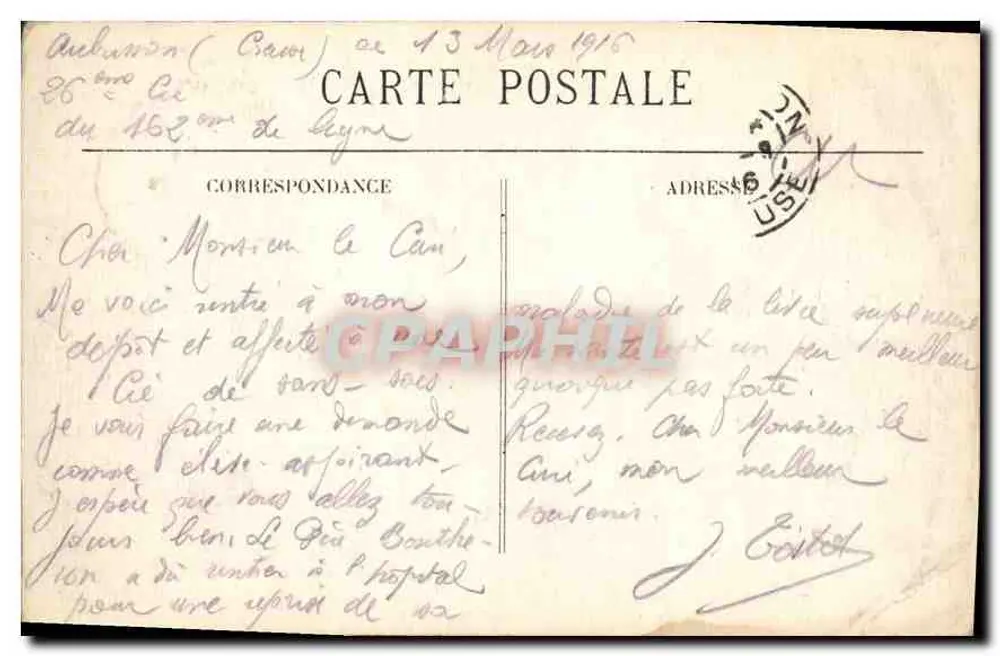 Die malerische Creuse — Aubusson — Tal der Beauze — n° 1162 - Rückseite