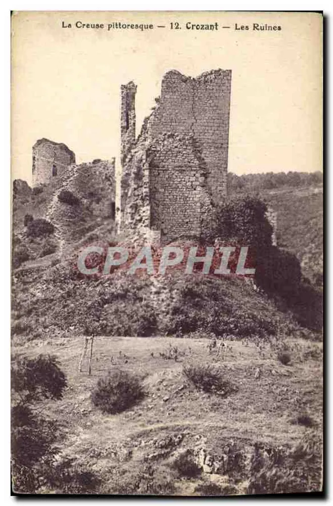 Die Ruinen — Crozant — Die malerische Creuse — 12 - Vorderseite