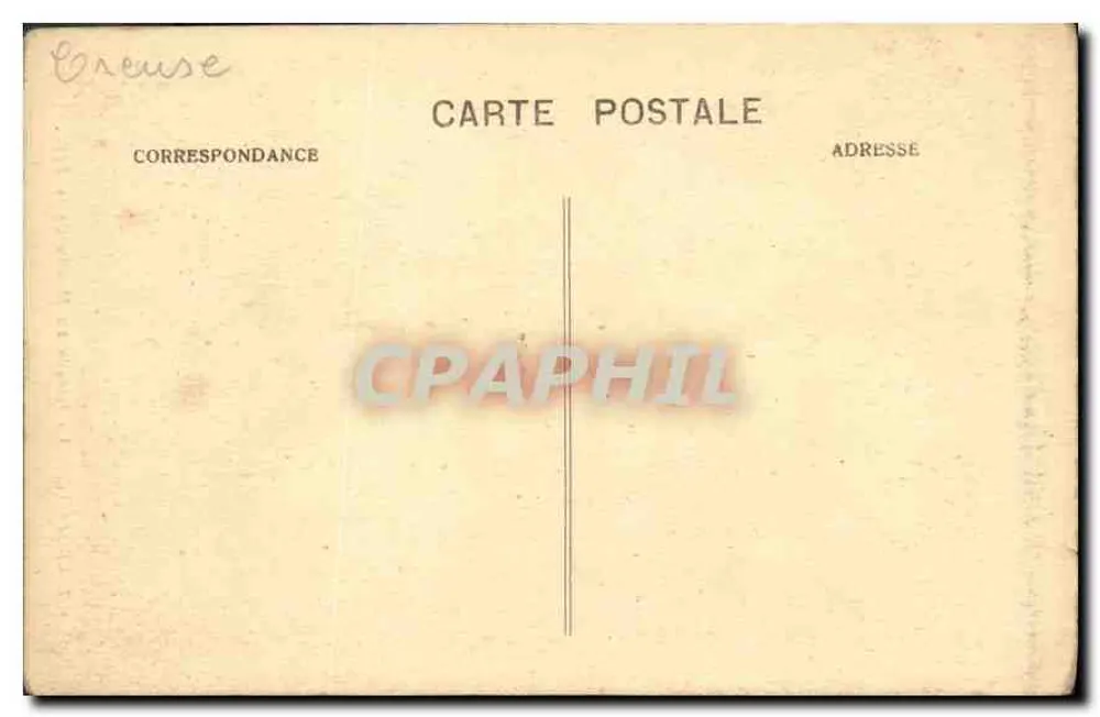 Cedelle am Moulin de la Folie — Crozant, Creuse — Coll. G. Genety - Chateauroux, n°7 - Rückseite