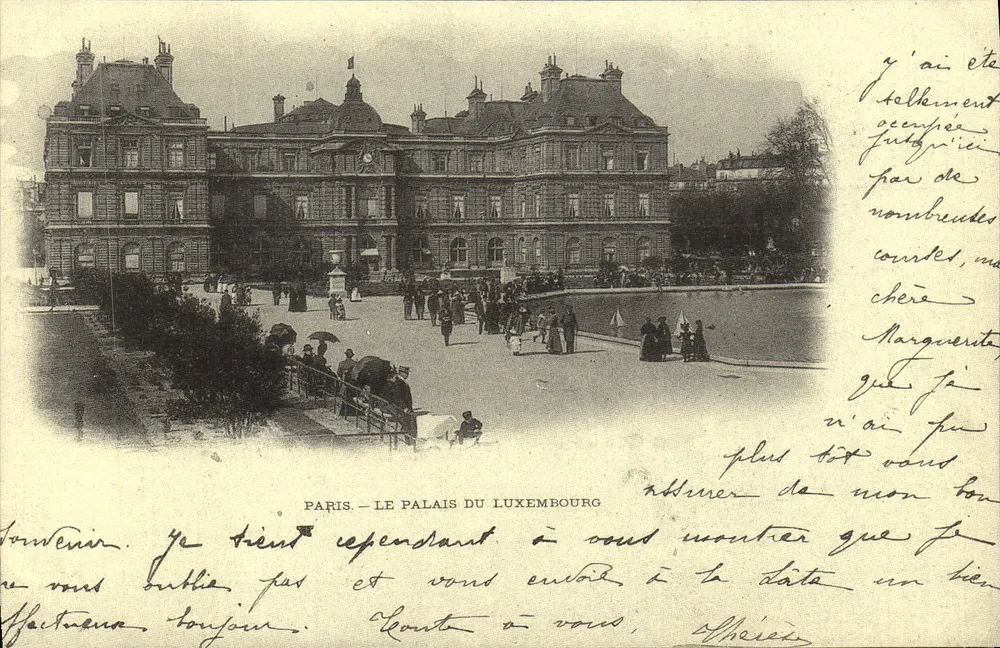 Paryż — Pałac Luxembourg — Wydawca: Photo D.R. © Edito-Service SA, nr serii D2 465 29 4 - Awers