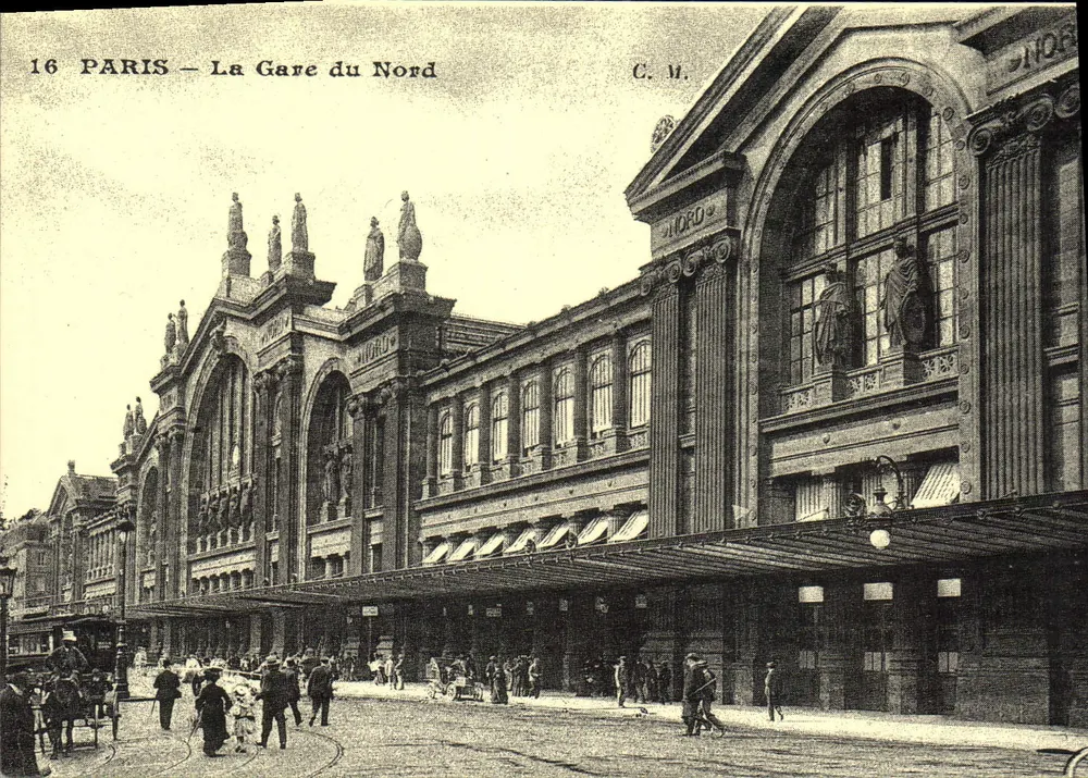 PARIS — A Estação da Norte — C.M. — n°16 - Frente