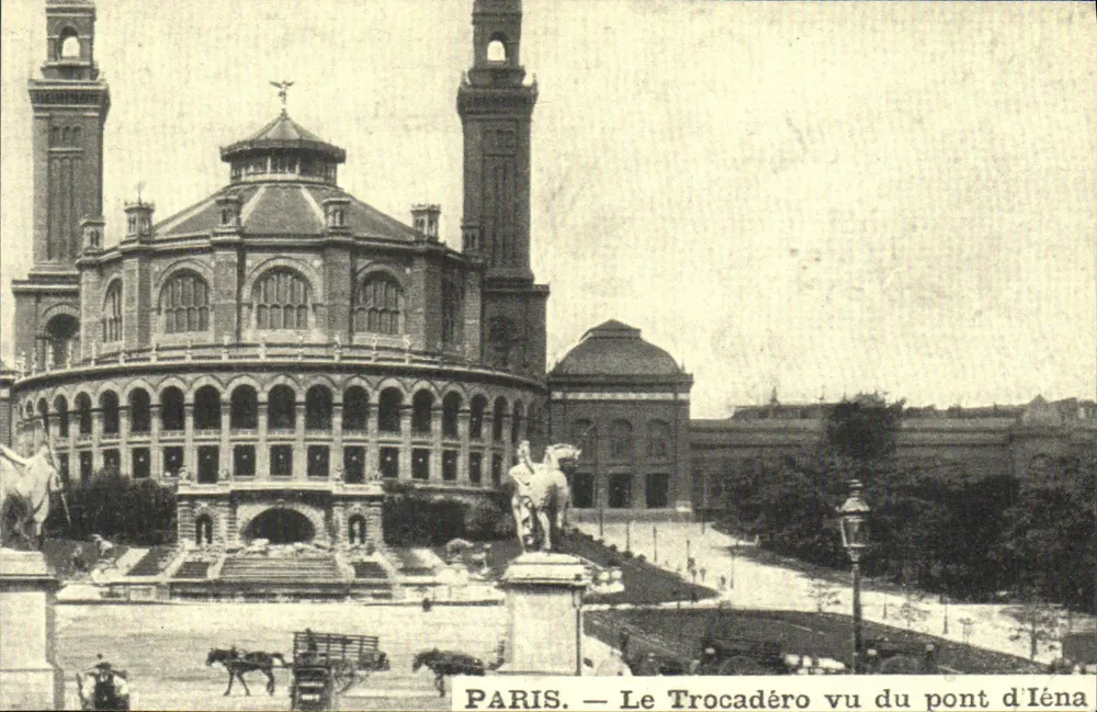 Paris — O Trocadéro visto do ponte d'Iéna — Édito-Service S.A. n° 465 41 - Frente