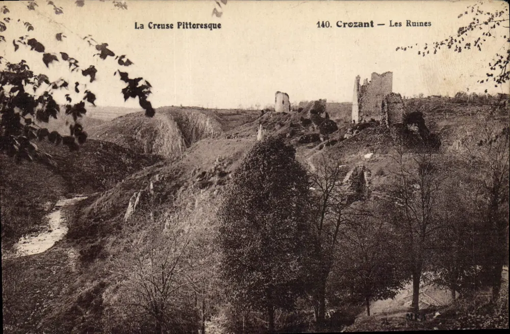 Croissant — Die Ruinen — Die malerische Creuse — Nr. 140 - Vorderseite