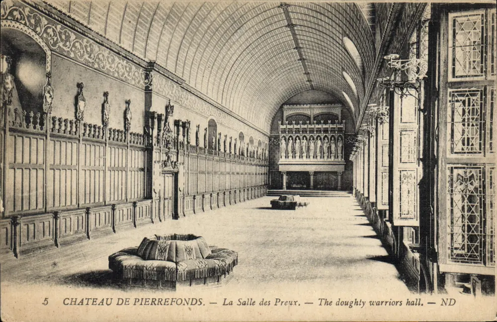 Schloss Pierrefonds — Saal der Tapferen Krieger — Der Saal der tapferen Krieger — ND - Vorderseite