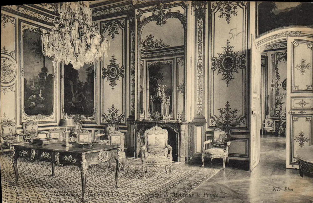 Zimmer des Prinzen — Schloss Saint-Cloud — ND Phot - Vorderseite