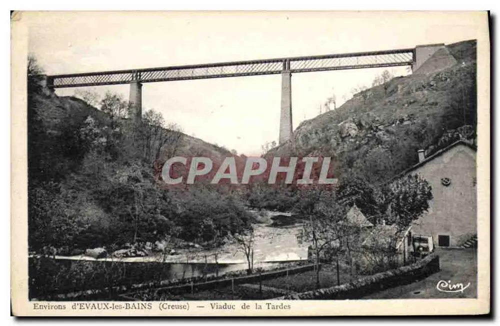 Dintorni di EVAUX-les-BAINS (Creuse) — Viadotto della Tardes — Cim - Recto