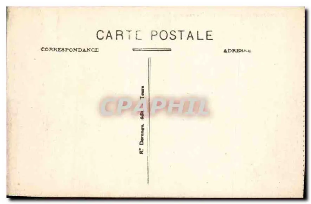 Crozant (Creuse) - La Tour Carrée und die Creuse - R. D. - Rückseite