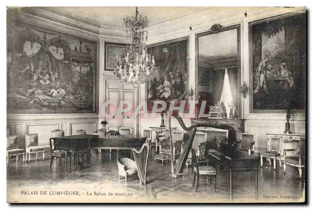 Palácio de Compiègne - O Salão de Música — Baurous, Compiègne - Frente