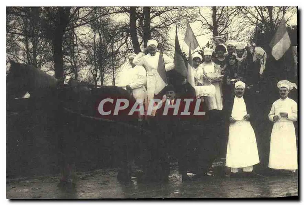 Irmãs da Caridade — grupo com bandeiras — Paris/Ile-de-France — Édito-Service S.A. n° CEE D2 465 58 04 - Frente