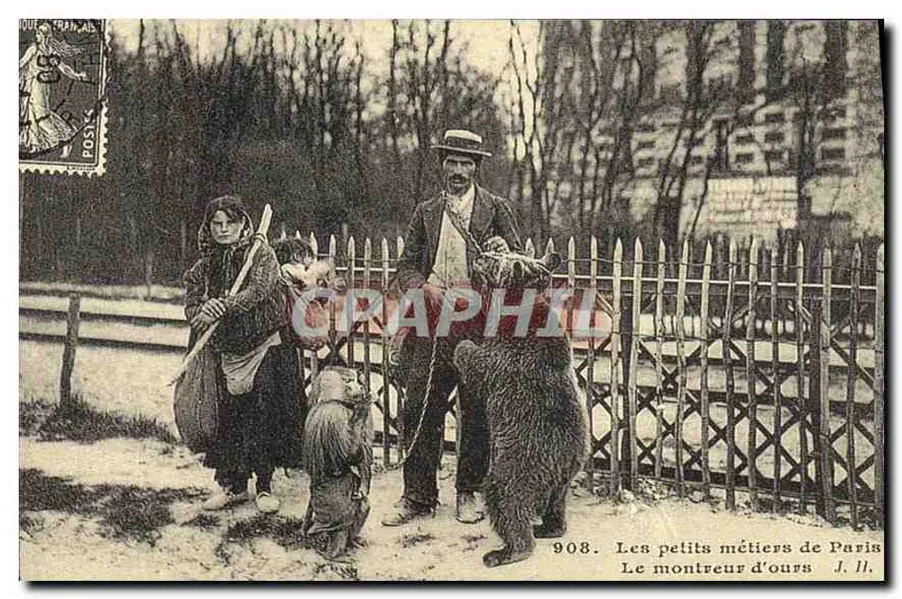 Der Bärenführer — Paris — J. II, n° 908 - Vorderseite