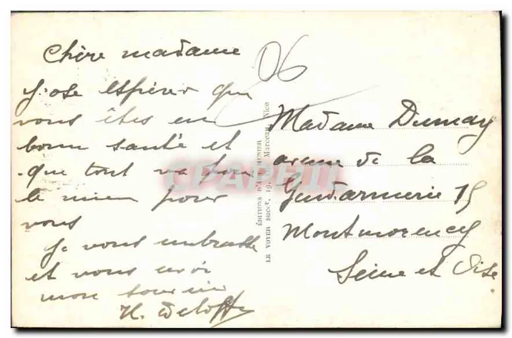Nice - A Igreja Russa — editor Munier, n° 124 - Verso