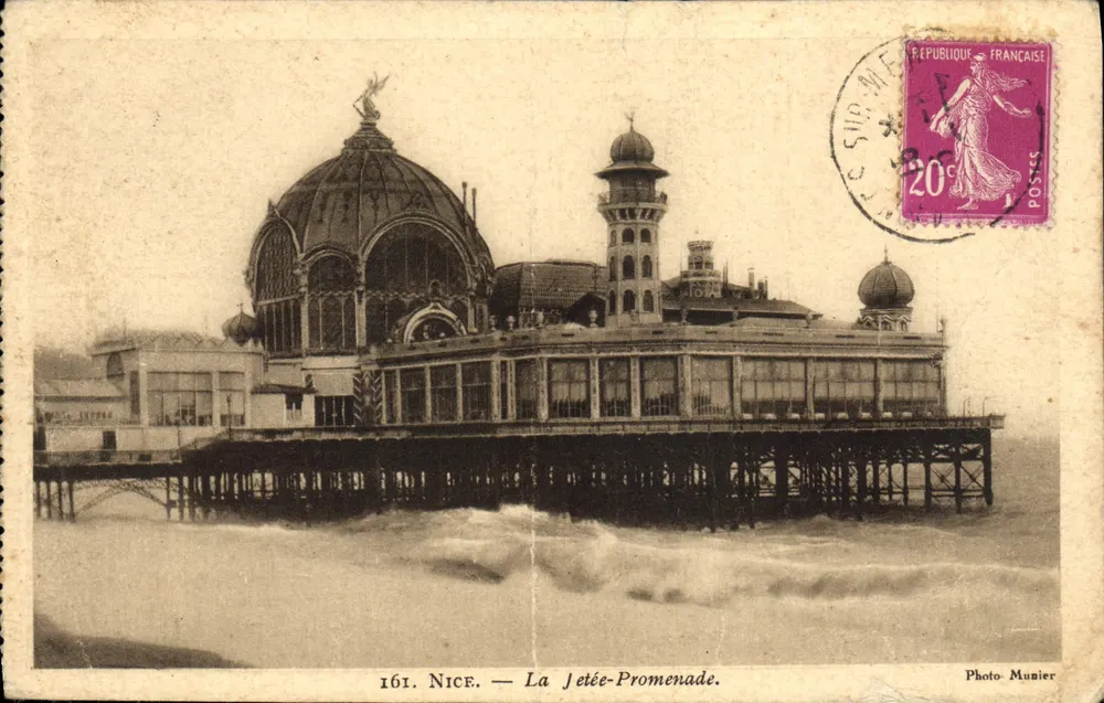 Nice — Jeta-Promenada — Fotografia Munier, nr 161 - Awers