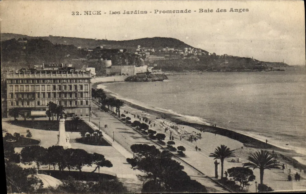 Nice - Die Gärten - Promenade - Bucht der Engel — Anonymer Verlag, Nr. 32 - Vorderseite