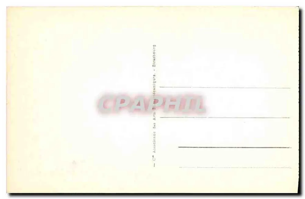 Ilha de St-Honorat - O Castelo — editor A. Audicence des Arts et Décoratifs, Strasbourg, n°4 - Verso