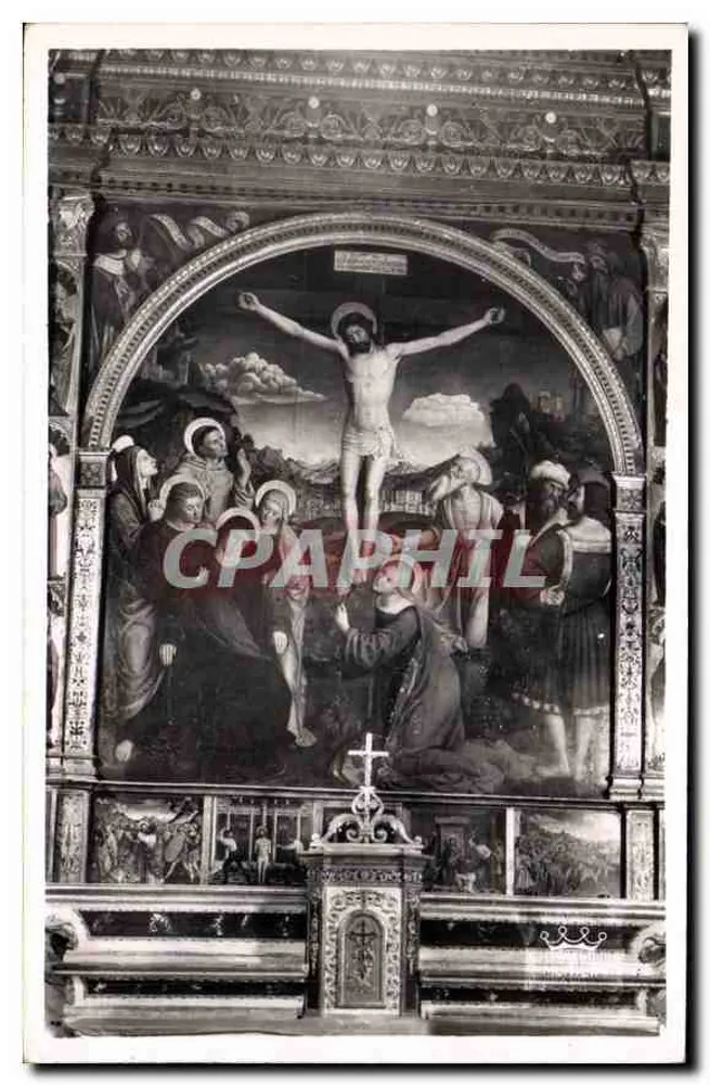 A Crucificação de Bréa — XVᵉ século — Edições Part Munier, Nice - Frente